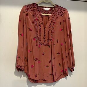 Rebecca Taylor silk top. Perfect contusion. Size 4.